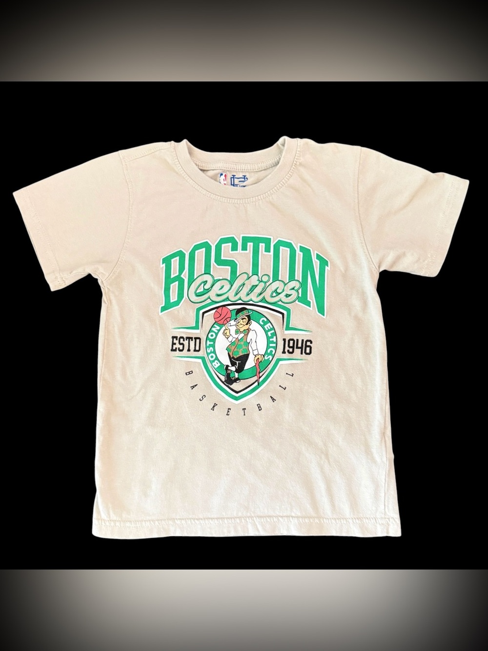 NBA Licensed Ultra Game Boston Celtics T-Shirt Youth Size 7 100% Cotton